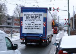 Unangemelde Strassenblockaden In Jena 35